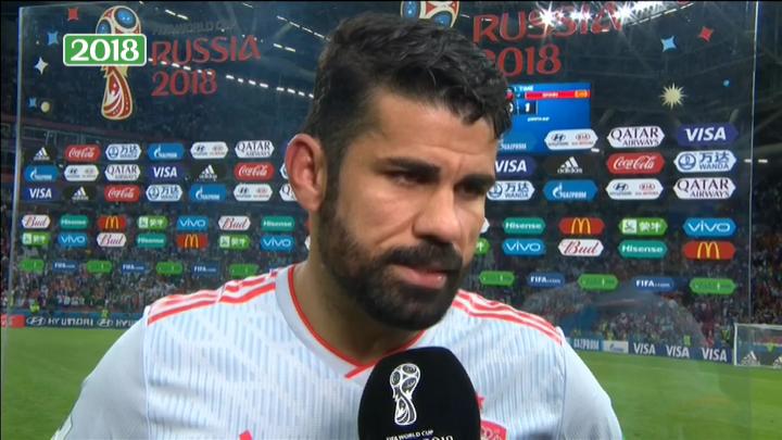 صحبت های فرناندو هیرو و دیگو کاستا بعد از بازی با ایران