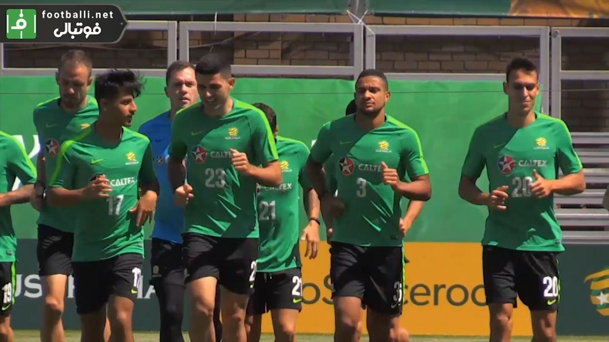 تمرین استرالیا بعد از تساوی با دانمارک (97/04/01)