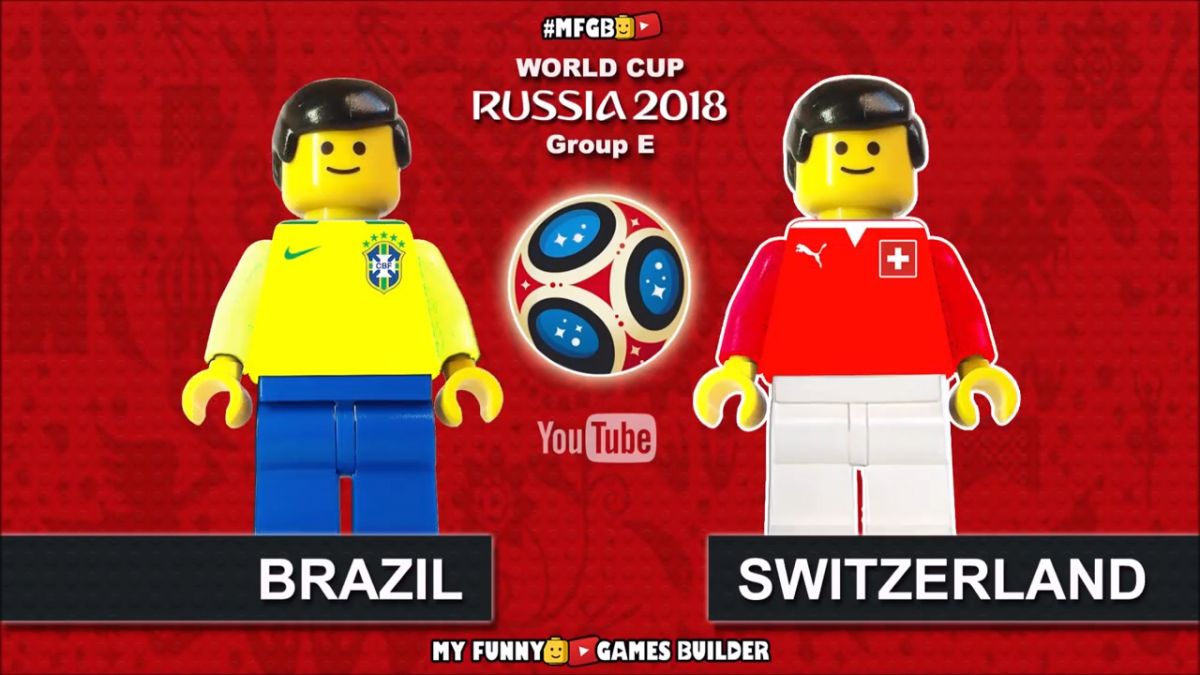 شبیه سازی بازی برزیل 1-1 سوئیس با عروسک لگو