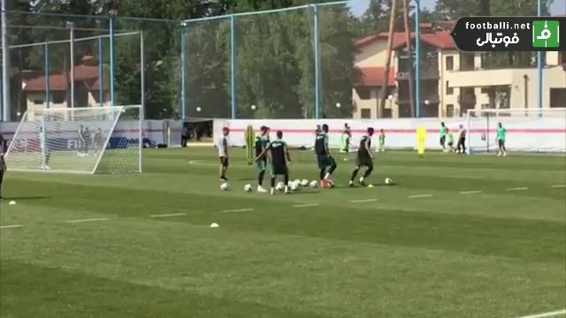 تمرین پرتغالی ها برای بازی مقابل مراکش 97/04/02