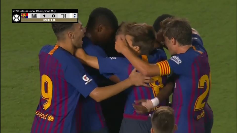 سوپرگل وحشتناک آرتور خرید جدید بارسلونا مقابل تاتنهام