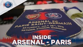 حاشیه های بازی پاری سن ژرمن و آرسنال