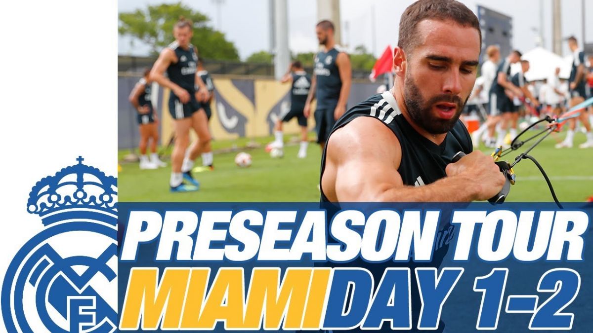 حواشی روز اول و دوم رئال مادرید در تور آمریکا و حرکات تکنیکی بازیکنان