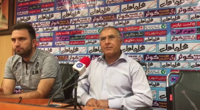 اختصاصی/ کنفرانس خبری جلالی پیش از بازی با سایپا