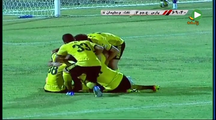 خلاصه بازی پارس جنوبی 2-0 نفت مسجدسلیمان