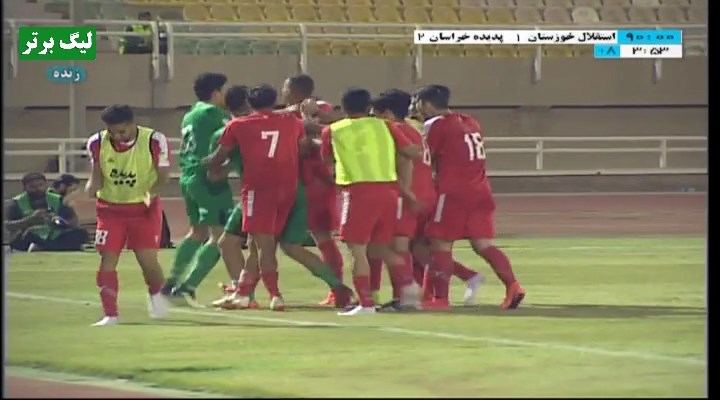 خلاصه بازی استقلال خوزستان 1-2 پدیده
