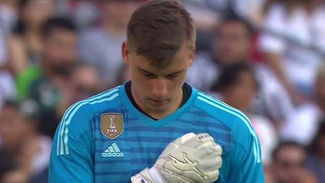 عملکرد لونین دروازه‌بان جدید رئال مادرید مقابل یوونتوس