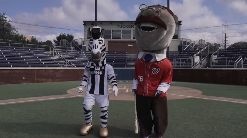 چالش جالب نماد باشگاه یوونتوس و واشنگتن نشنالز