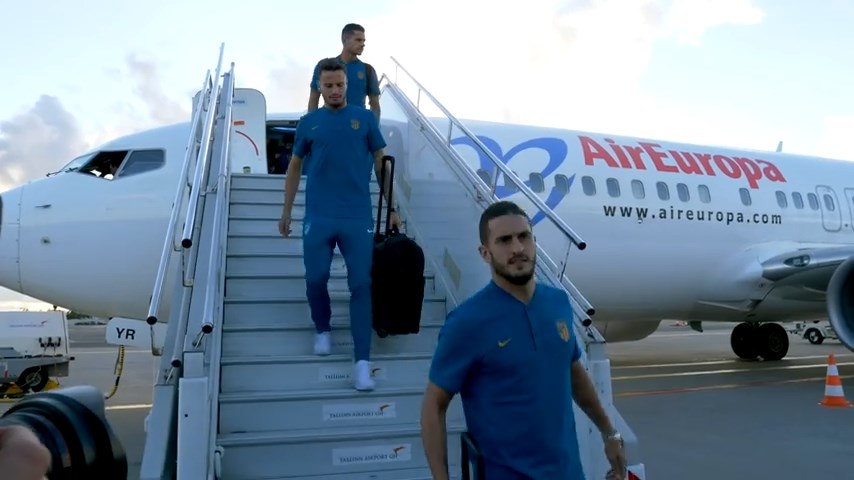 سفر بازیکنان اتلتیکو مادرید به استونی برای سوپرکاپ اروپا