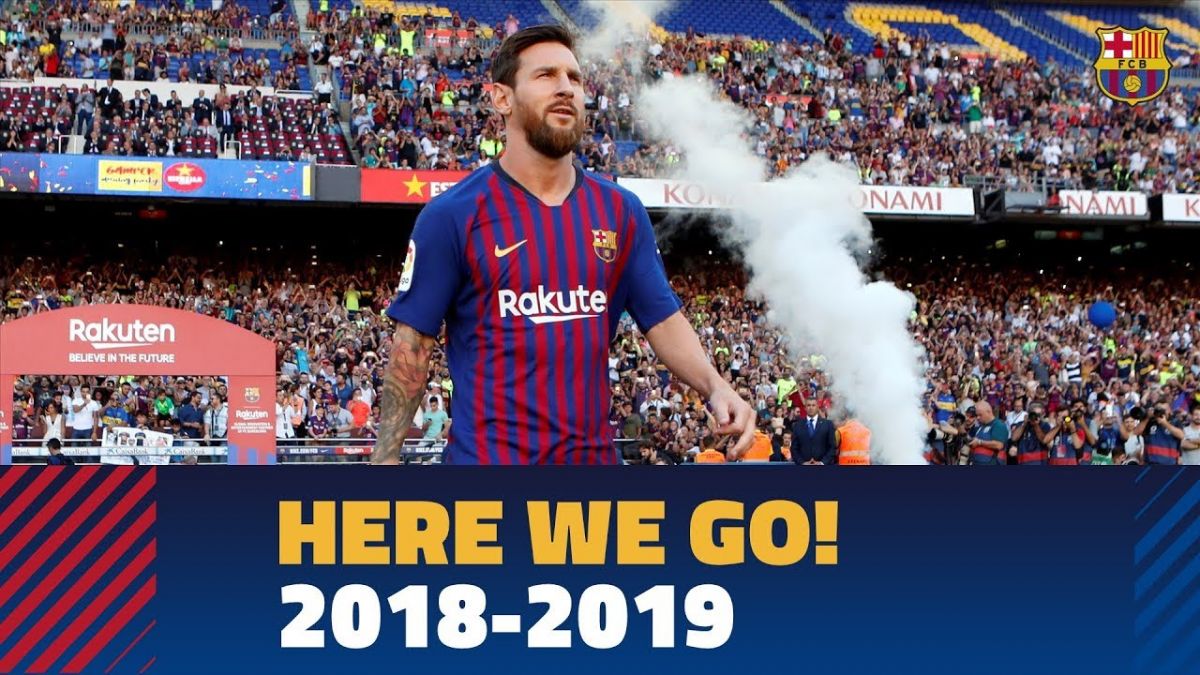 معارفه بازیکنان بارسلونا 2018-19 در نیوکمپ