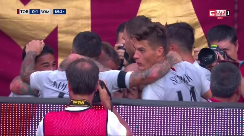 سوپرگل دقیقه 90 رم توسط ژکو با پاس کلایورت مقابل تورینو