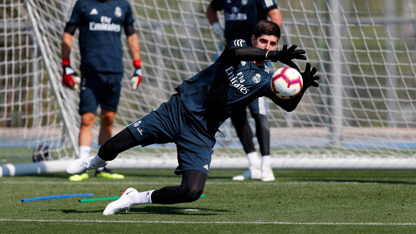 تمرین رئال مادرید پس از پیروزی مقابل ختافه