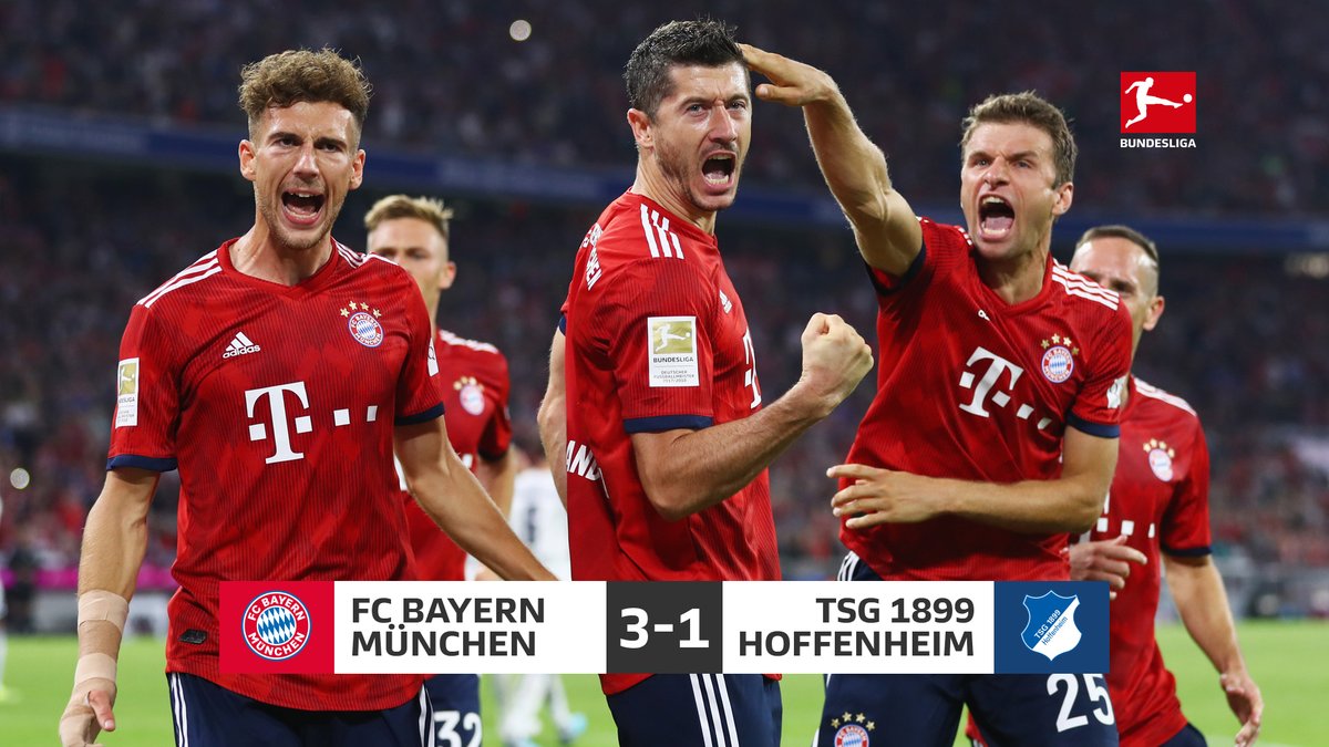 خلاصه بازی بایرن مونیخ 3-1 هوفنهایم