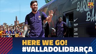 سفر بازیکنان بارسلونا به وایادولید