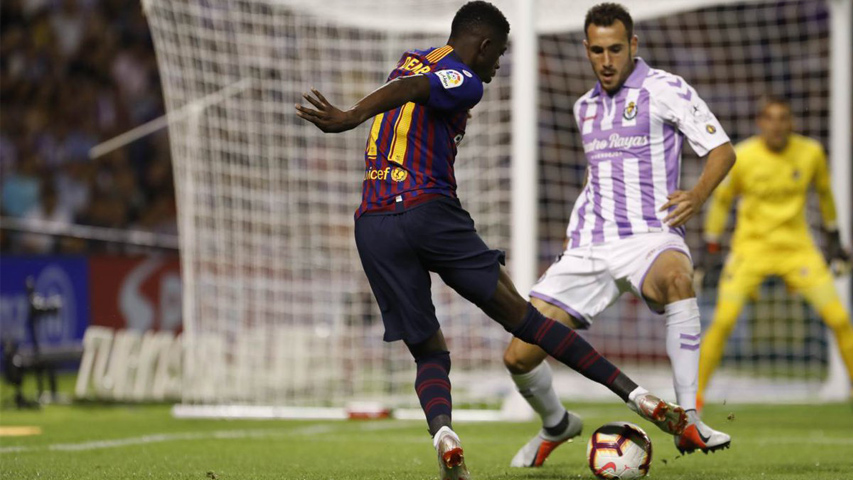 خلاصه بازی وایادولید 0-1 بارسلونا