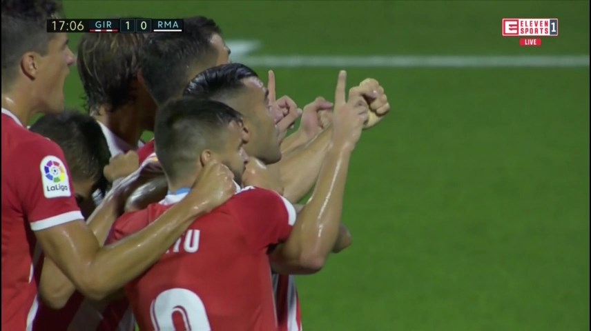 گل اول خیرونا به رئال مادرید (گارسیا)