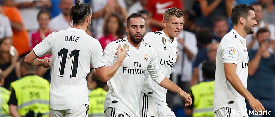 گلهای رئال مادرید در ماه آگوست 2018