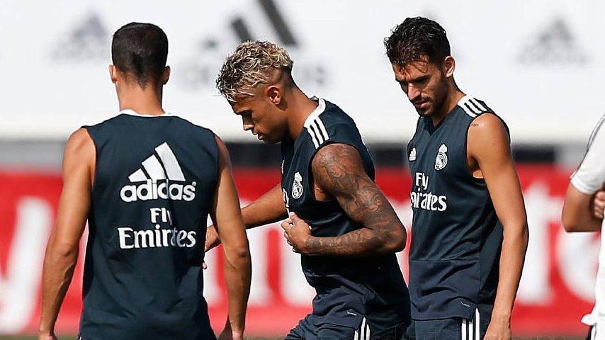 آخرین تمرین رئال مادرید برای بازی مقابل لگانس با حضور ماریانو