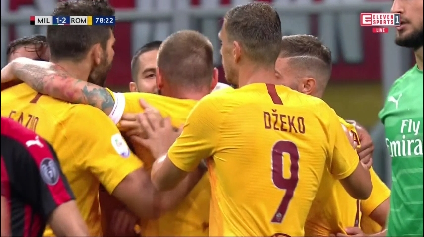 گل مردود رم /  نجات آث میلان توسط VAR