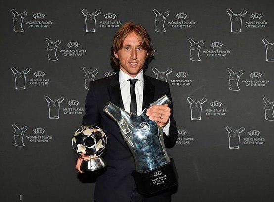 مودریچ، برندهای شایسته برای عنوان بهترین بازیکن اروپا