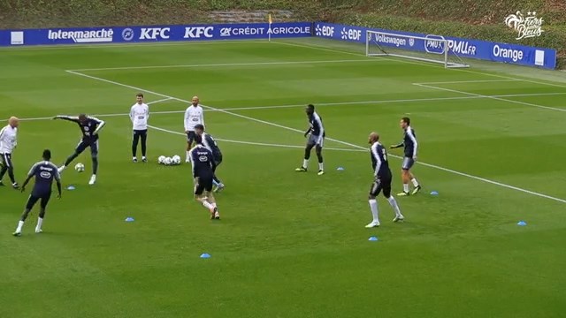 اولین تمرین فرانسه پس از قهرمانی جهان