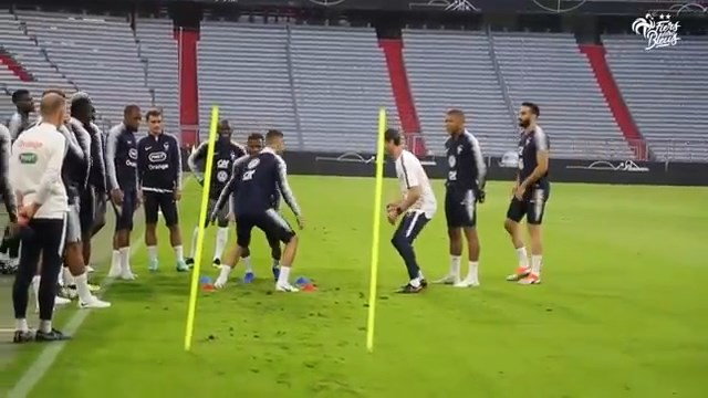 آخرین تمرین فرانسه برای دیدار مقابل آلمان