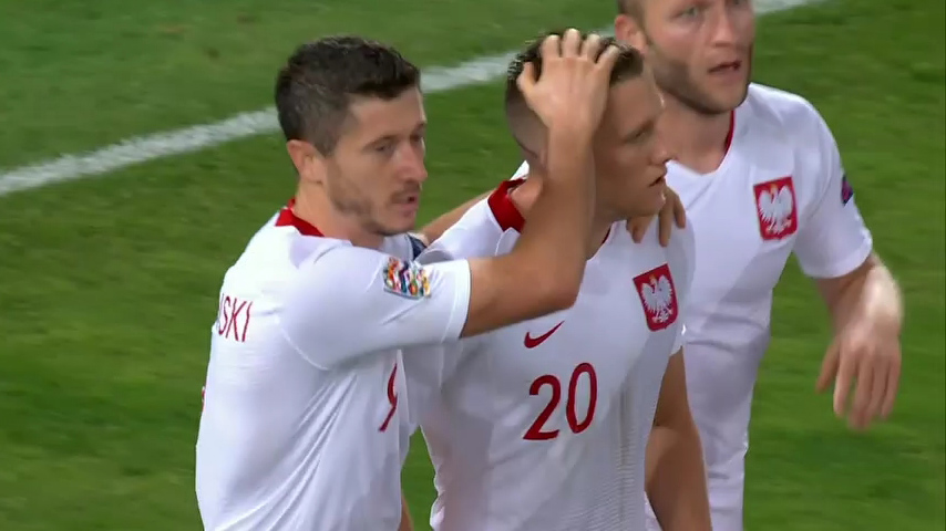 گل زیبای لهستان به ایتالیا با پاس‌گل لواندفسکی