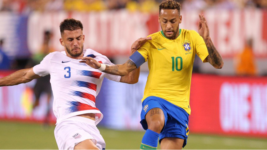 خلاصه بازی آمریکا 0-2 برزیل