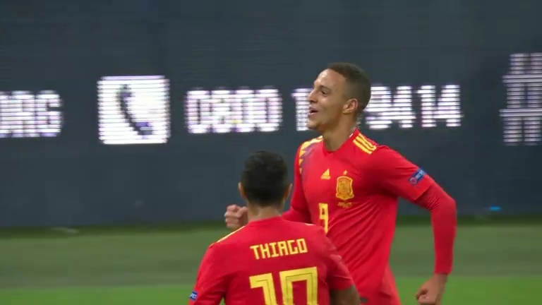 گل دوم اسپانیا به انگلیس (رودریگو)