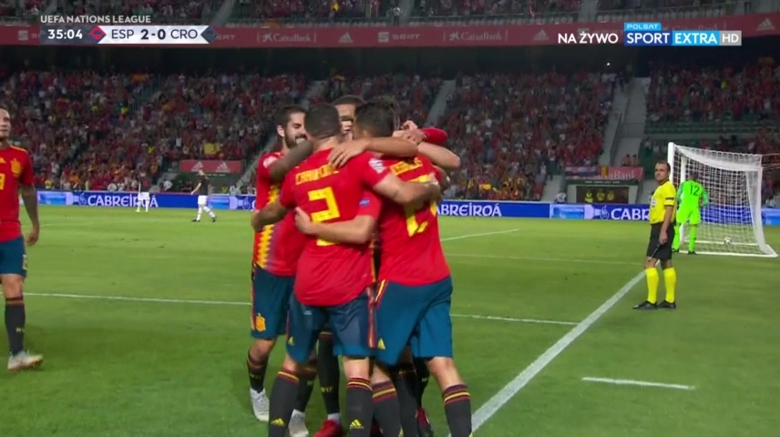 گل سوم اسپانیا به کرواسی (سوپرگل آسنسیو)