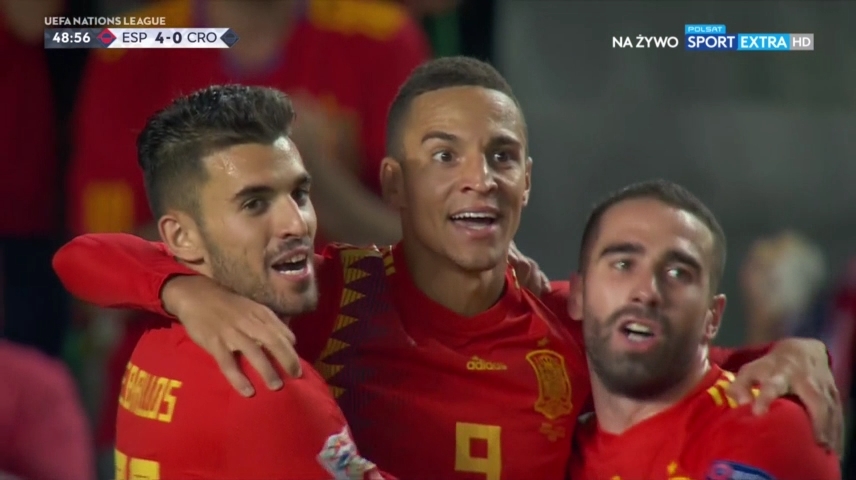 گل چهارم اسپانیا به کرواسی (رودریگو)