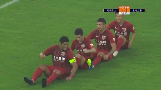 خلاصه بازی شانگهای 5-2 تیانجین (گلزنی هالک و اسکار)