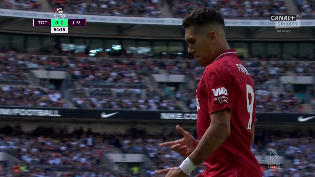 گل دوم لیورپول به تاتنهام (فیرمینو)