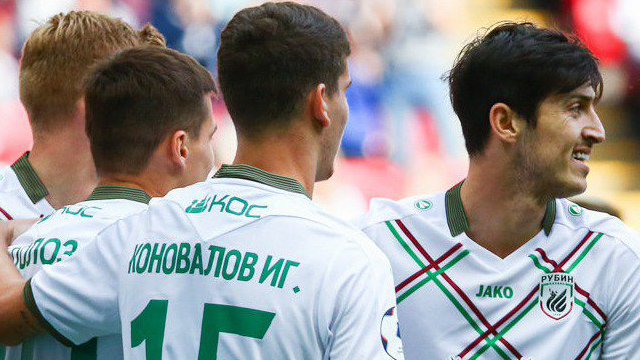 خلاصه بازی روبین کازان 1-0 کراسنویارسک (پاس‌گل آزمون)