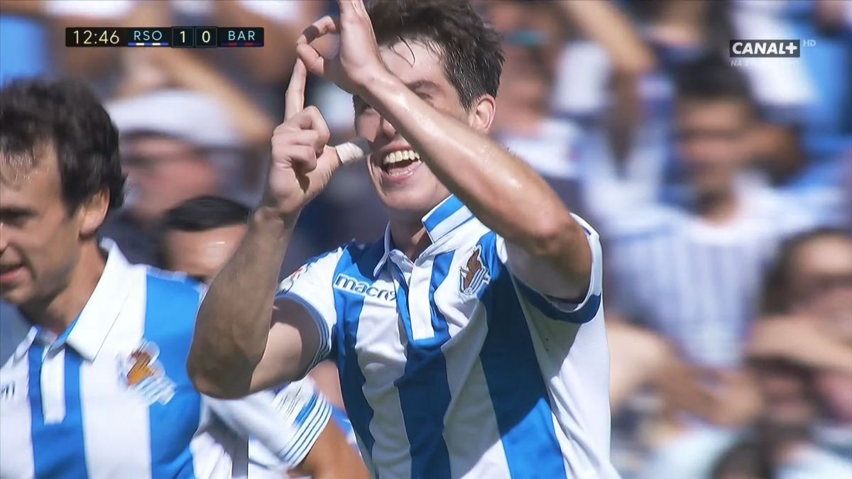 سوپرگل سوسیداد به بارسلونا توسط الوستوندو