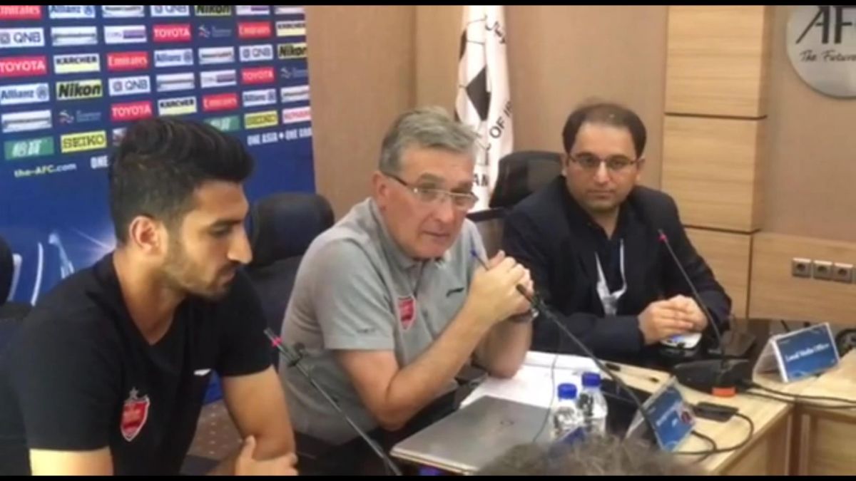 اختصاصی/ کنفرانس خبری کامل برانکو و ماهینی پیش از بازی با الدحیل قطر