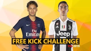 چالش ضربه کاشته نیمار و دیبالا در بازی PES 19