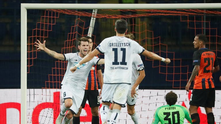 خلاصه لیگ قهرمانان: شاختار 2-2 هوفنهایم