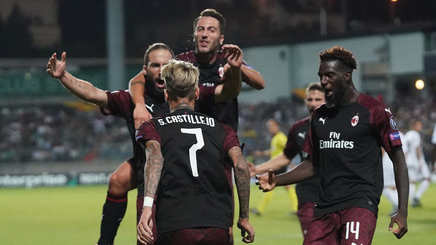 خلاصه لیگ اروپا: دودلانژ 0-1 آث میلان (گلزنی ایگواین)