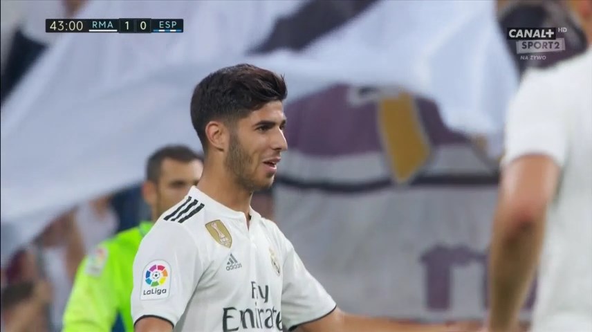 جلوگیری از اشتباه عجیب داور توسط VAR / گل اول رئال به اسپانیول توسط آسنسیو