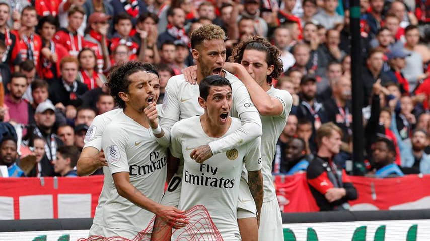 خلاصه بازی رن 1-3 پاری سن ژرمن