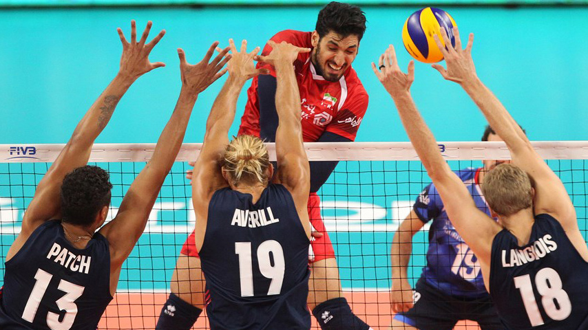 خلاصه والیبال ایران 0-3 آمریکا (دور دوم والیبال قهرمانی جهان)