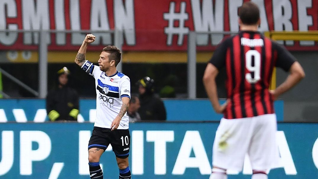 خلاصه بازی آث میلان 2-2 آتالانتا (گل دقیقه 91 آتالانتا)