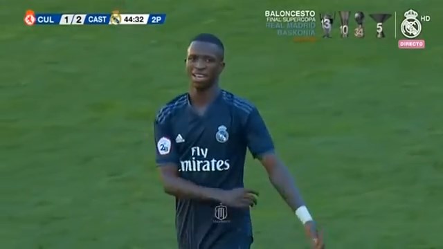 عملکرد وینیسیوس در بازی رئال مادرید کاستیا و لئونسا