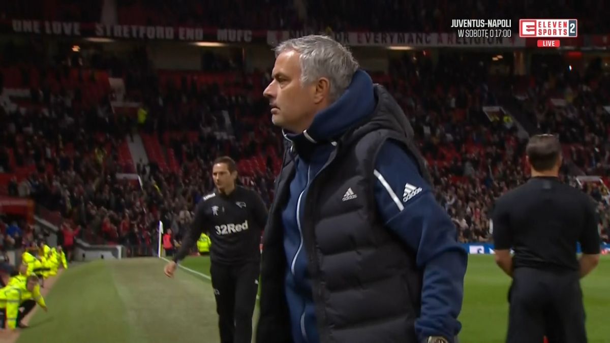 نجات مورینیو توسط فلاینی با گل دقیقه 95 مقابل دربی کانتی و فرار از حذف