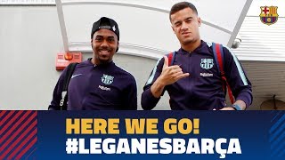 سفر بازیکنان بارسلونا به لگانس