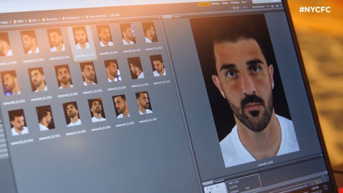 اسکن چهره بازیکنان نیویورک سیتی برای بازی فیفا19