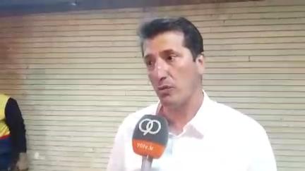 اختصاصی/ صحبت های تقوی بعد از بازی تراکتورسازی - استقلال خوزستان