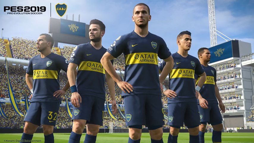 حضور بوکاجونیورز در بازی PES 2019
