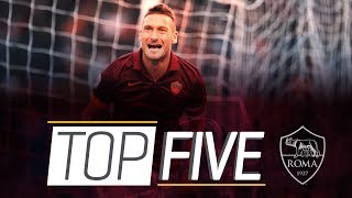 5 گل برتر فرانچسکو توتی مقابل لاتزیو